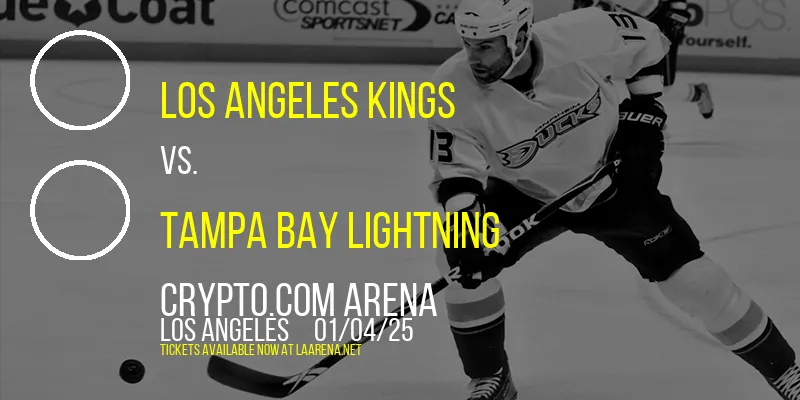 Los Angeles Kings vs. Tampa Bay Lightning at Crypto.com Arena